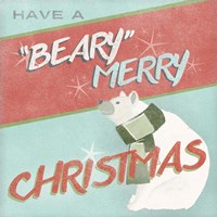 Retro Christmas II Fine Art Print