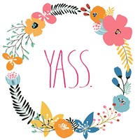 Snarky Florals III Fine Art Print