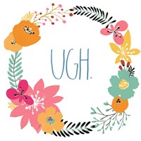 Snarky Florals IV Fine Art Print