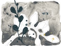 Navy Garden Inspiration V Framed Print