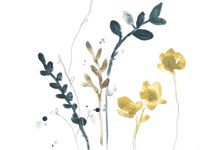 Navy Garden Inspiration VI Framed Print