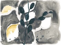 Navy Garden Inspiration VII Framed Print