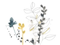 Navy Garden Inspiration VIII Framed Print