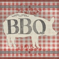 Gingham BBQ I Fine Art Print