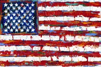 Dramatic Stars & Stripes Fine Art Print