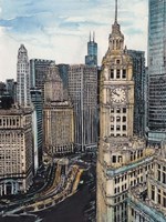 US Cityscape-Chicago Fine Art Print