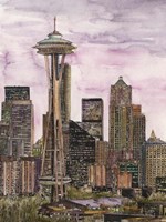 US Cityscape-Seattle Fine Art Print