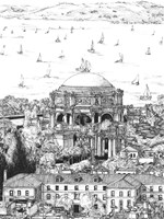 B&W Us Cityscape-San Francisco Fine Art Print