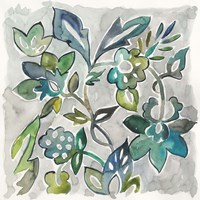 Sapphire Vine I Fine Art Print