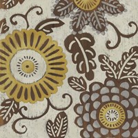 Golden Array I Framed Print