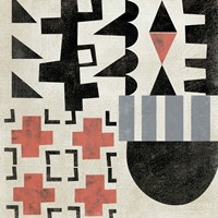 Geo Tile IV Framed Print