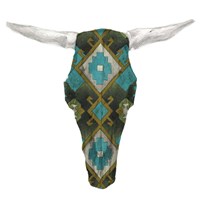 Day of the Dead Skull Mount II Fine Art Print