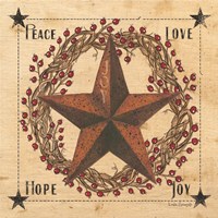 Peace Love Hope Joy Fine Art Print
