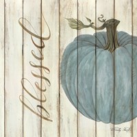 Blessed Blue Pumpkin Fine Art Print