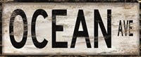 Ocean Ave. Fine Art Print