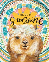 Hello Sunshine Llama Fine Art Print