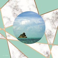 Marble Polygonal Island Fine Art Print