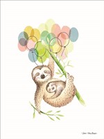Sloth Birthday I Fine Art Print