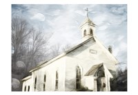 Front Of The Church Fine Art Print