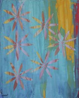 Stained Glass Blooms I Fine Art Print