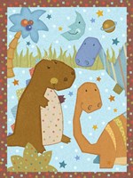 Dino Friends II Fine Art Print