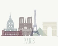 Paris Skyline Fine Art Print