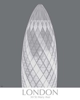 London Gerkin Monochrome Fine Art Print