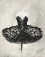 Black Ballet Dress I Fine Art Print