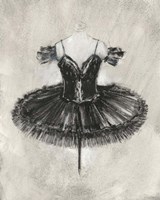 Black Ballet Dress II Fine Art Print