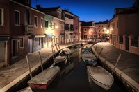 Burano Street Lights II Fine Art Print