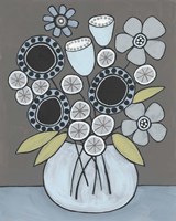 Happy Garden Flowers I Fine Art Print