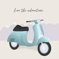 Two-Wheel Travel II Fine Art Print