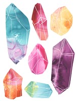 Prism Crystals I Framed Print