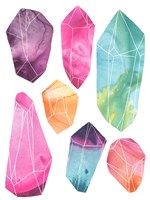 Prism Crystals II Framed Print