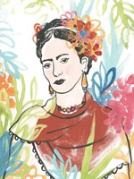 Portrait of Frida  I Fine Art Print