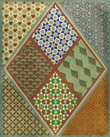 Wallpaper Collage  IV Framed Print