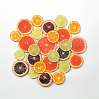 Sunny Citrus II Crop Fine Art Print