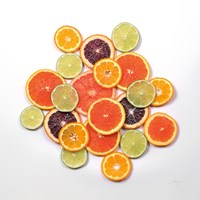 Sunny Citrus I Crop Fine Art Print