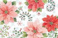 Country Poinsettias I Fine Art Print