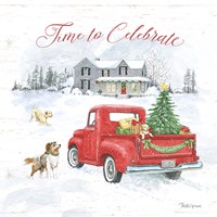 Farmhouse Holidays VIII Fine Art Print