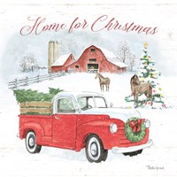 Farmhouse Holidays VII Fine Art Print