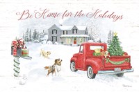 Farmhouse Holidays VI Fine Art Print