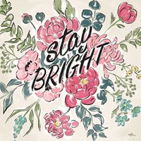 Live in Bloom III Framed Print