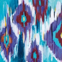 Ikat Jewel II Framed Print