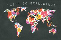 Bright World Black Fine Art Print