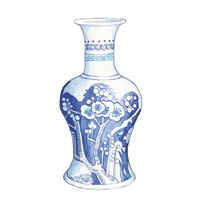 Ginger Jar III on White Framed Print