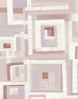 Harbor Windows VII Blush Framed Print