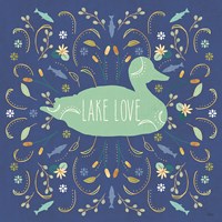 Otomi Lake II Dark Framed Print