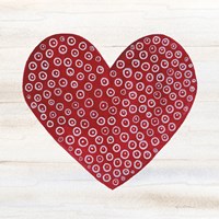 Rustic Valentine Heart III Fine Art Print