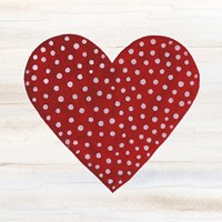Rustic Valentine Heart I Fine Art Print